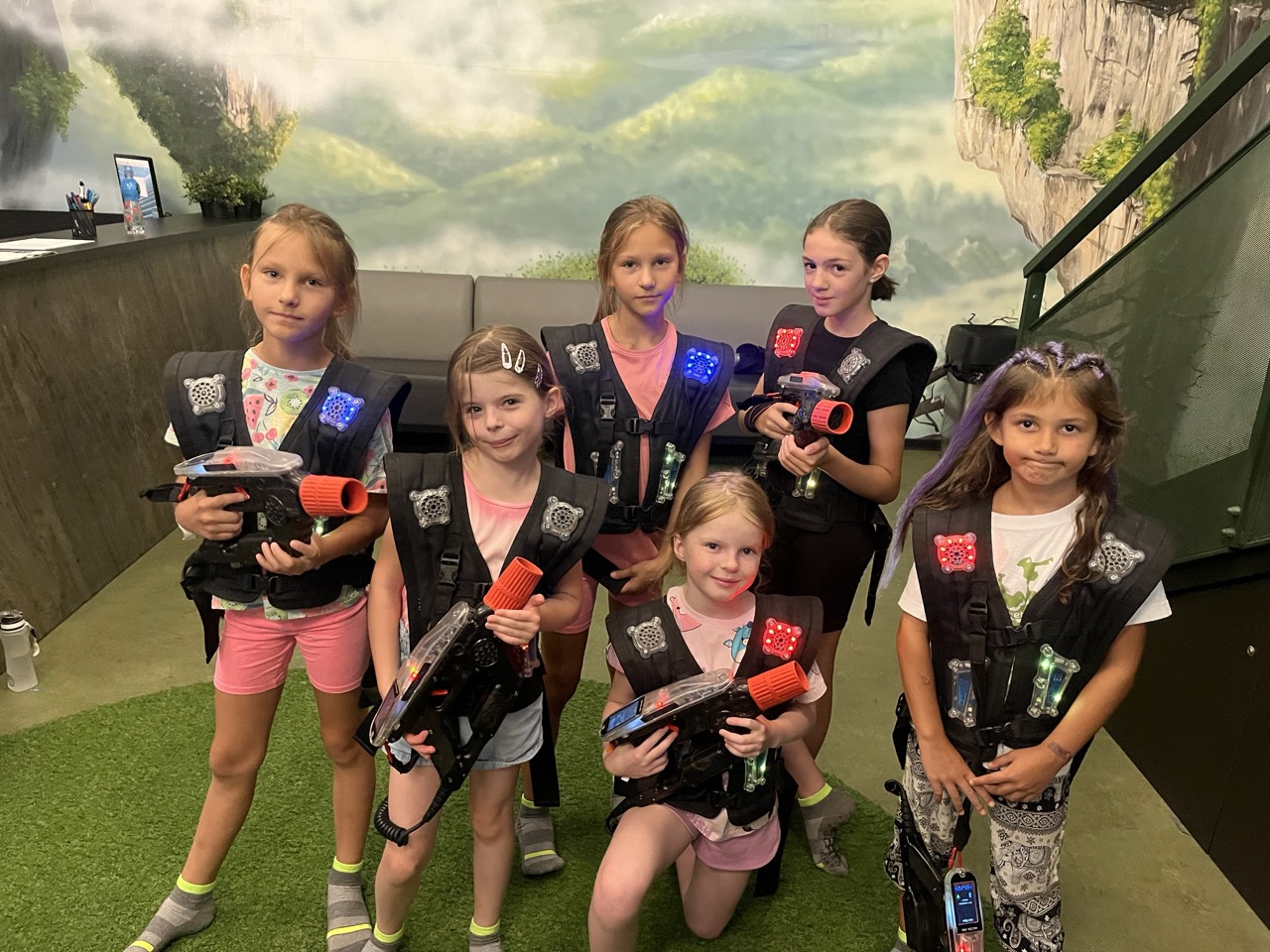 Laser tag v letnom tabore Jump Fun
